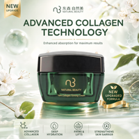 Crème Visage Anti-Âge au Collagène d'Igname Hydratation Profonde Éclaircissante Réparatrice Rides 50g – Fournisseur Usine Beauté Naturelle