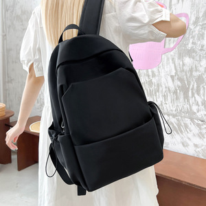 Student <b>Backpack</b> <b>Large</b> Capacity 14 Inch Laptop Bag For <b>School</b> Travel Red Solid Color Neutral Gender Fall 2025 - Product Image 2