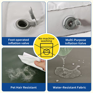 Cama Hinchable Impermeable para Perros de Bajo MOQ y Entrega Rápida para Exteriores y Viajes de Verano - Product Image 6