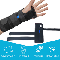 Attelle de poignet universelle respirante et réglable pour le syndrome du canal carpien, 3 pièces, support osseux amovible, polyester nylon orange, Ossur Exoform
