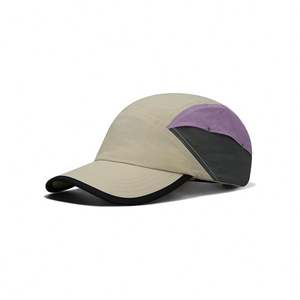 Gorra de Correr de Lona de Secado Rápido Impermeable de 5 Paneles al por Mayor, Diseño Personalizado, Gorra de Verano para Deportes al Aire Libre y Campamento - Product Image 1
