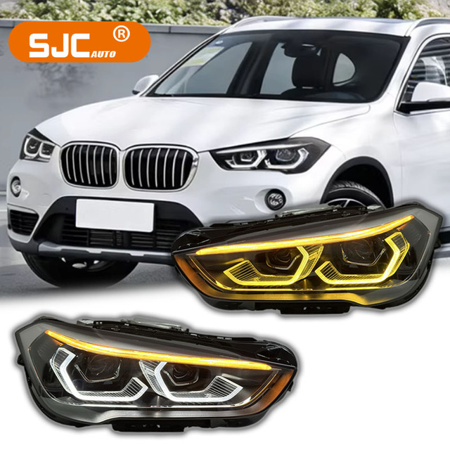 SJC LED Headlights for c Yellow and White Drl Plug and Play Headlight