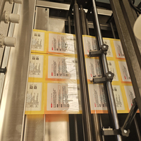 Machine automatique de fabrication de sachets à soufflets en plastique laminé, soudeuse 3 côtés pour sacs alimentaires sous vide avec fermeture éclair