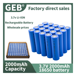 공장 가격 ICR18650 1800mAh 2000mAh 3000mAh 3500mAh 리튬 배터리 3.7V 배터리 <span class=keywords><strong>18650</strong></span> 충전식 배터리 전동 공구용 - Product Image 1