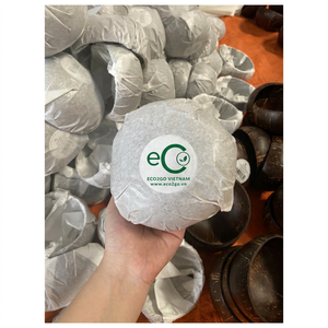 ชุดชามมะพร้าวออร์แกนิก Eco2go พร้อมช้อนไม้ - ชามมะพร้าวทำมือย่อยสลายได้ 100% สำหรับห้องครัว ร้านกาแฟ และของขวัญรักษ์โลก - Product Image 5