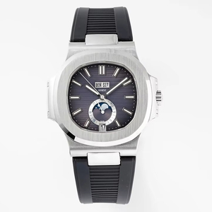 Reloj Mecánico de Buceo de Lujo, 40.5mm, Super Calidad, Resistente al Agua, Movimiento PPF Factory Cal.324, Fase Lunar 5726, Correa de Caucho - Product Image 1