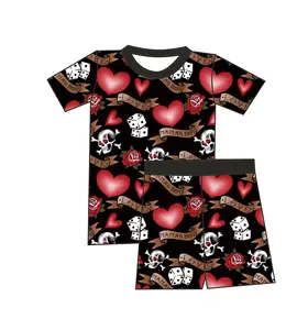 Liangzhe camiseta卸売母の日ベビー服セットトップとパンツ男の子夏服セット