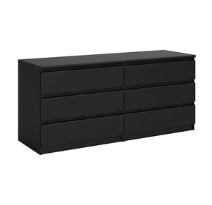Muebles para el hogar pecho <span class=keywords><strong>ancho</strong></span> <span class=keywords><strong>de</strong></span> 6 cajones (3 + 3) En trufa <span class=keywords><strong>de</strong></span> roble muebles <span class=keywords><strong>de</strong></span> sala <span class=keywords><strong>de</strong></span> tablero <span class=keywords><strong>de</strong></span> partículas MDF - Product Image 3