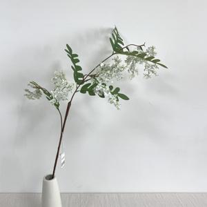 J-251230 Nuevo Diseño de Flores Artificiales de <span class=keywords><strong>Estambre</strong></span> de Árbol de Locust con 2 Ramas para Decoración del Hogar - Product Image 2
