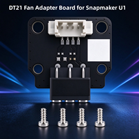 Papan Adaptor Kipas untuk Printer 3D U1, Papan Kontrol Pengganti Antarmuka Kipas Pendingin, Suku Cadang Printer 3D