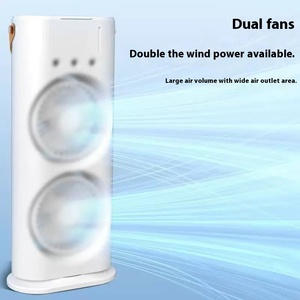 Ventilateur à brume d'eau rechargeable à double tête, contrôle mécanique, haute vitesse, pour la maison, <span class=keywords><strong>les</strong></span> voyages, le camping, tour de pulvérisation à double tête, humidificateur - Product Image 5