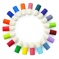12pcs Threaded Villain 6.5cm Wooden Peg Dolls Creative Kids Educational Toy with Rainbow Blocks Unfinished People 5 to 7 Years