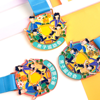 Fabricant Préscolaire Diplômé Graduation Enfant Maternelle Prix Médailles Pour Enfants Médaillon Médaillon Personnalisé Maternelle Médaille