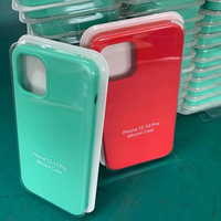 Coque de luxe en Silicone liquide pour iPhone, 100 pièces, échantillon gratuit, étui de téléphone pour 6, 7, 8 plus, X, Xs, Xr, 11, 12, 13 Pro Max, avec Logo