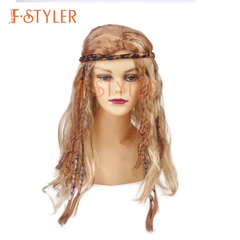 FSTYLER 2024 RTS wig sintetik rambut cosplay terlaris wig pesta grosir diskon besar-besaran besar-besaran barang satu dolar
