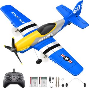 <span class=keywords><strong>Avion</strong></span> télécommandé DWI Dowellin <span class=keywords><strong>3</strong></span> canaux P-51D Mustang, prêt à voler, stabilisateur gyroscopique 6 <span class=keywords><strong>axes</strong></span> 2,4 GHz - Product Image 1