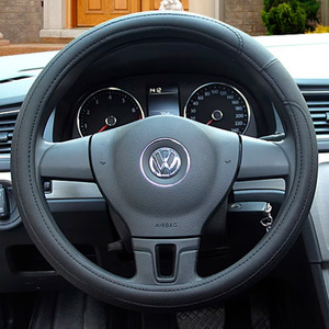 Universal 38CM Diámetro PU Cuero Coche Manillar Cubierta Accesorio Volante Cubiertas - Product Image 6