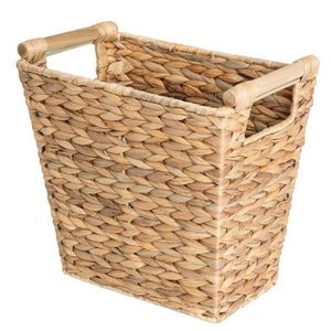 Eco Friendly Seagrass Wicker Water Hyacinth Waste <b>Basket</b> <b>Storage</b> Bin For Office Bathroom Organizer Vietnam Factory Wholesale - Product Image 4