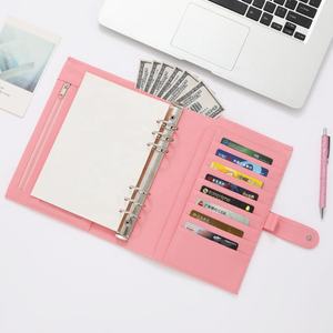 Hongbo, бестселлер, А5, роскошная кожаная сумка для денег с 6 кольцами - Product Image 1