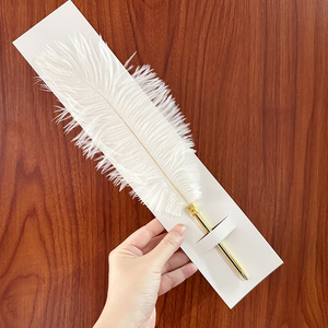 <span class=keywords><strong>Plume</strong></span> d'autruche naturelle antique <span class=keywords><strong>vintage</strong></span> pour <span class=keywords><strong>stylo</strong></span> - Product Image 3