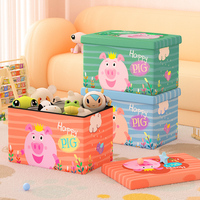 Vente en gros de jolis tabourets de dessin animé, pliables, multi-tailles, 47l, imperméables, pouf