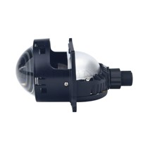 GOODZOOM Lentille de projecteur Bi LED 3 pouces 3.0 Phare haute puissance Lentille de phare de voiture Biled Phares faisceau haut/bas pour voiture 70W/60W
