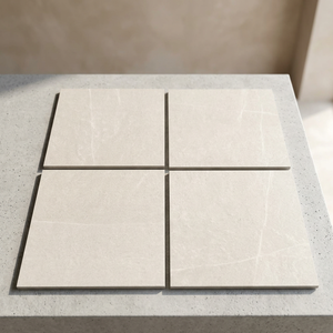R11 Rectifié Pas Cher Qualité D'exportation Antidérapant Sable Pierre Beige Porcelaine Heavy Duty Extérieur Carrelage 600x600mm - Product Image 1