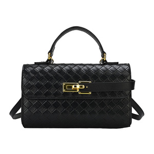 Bolso Bandolera Vintage <span class=keywords><strong>de</strong></span> Lujo para Mujer con Asa Superior y Diseño Fruncido, <span class=keywords><strong>de</strong></span> Piel Sintética, con Cierre <span class=keywords><strong>de</strong></span> Broches y Forro <span class=keywords><strong>de</strong></span> Poliéster - Product Image 2