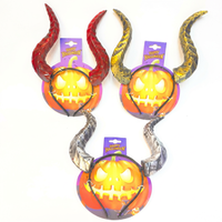 Halloween Duivelshaarband Hoepel Cosplay Feestkostuum Hoofdband Feestartikelen Decoratie Bloemvorm Gemengd materiaal Dames Handgemaakt