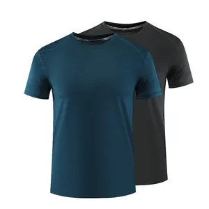 Camiseta Deportiva de Manga Corta para Hombre, Transpirable y Cómoda, de Punto Sólido, de Secado Rápido - Product Image 2