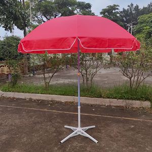 Sombrilla Grande para Exteriores de 2.5M con Estructura de Acero, Apertura Manual, para Patio, Color Amarillo, Uso Publicitario - Product Image 2