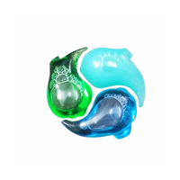 Dosettes détergentes Capsules de lavage Gel de gousse de capsule liquide dans du savon en poudre pour nettoyer les perles de booster de parfum de lessive