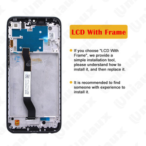 Pantalla LCD TFT Roja para Redmi Note8, con Pantallas Interna y Externa, Marco y Ensamblaje de Pantalla Táctil, de China - Product Image 2