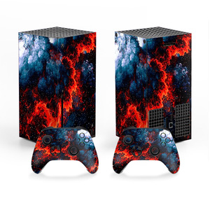 Pegatinas de vinilo para Xbox Series X, cubierta protectora con diseño de estrellas de galaxia para consola y controlador - Product Image 3