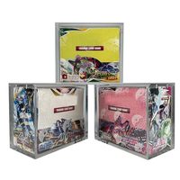 Acrylique de luxe premium anti-UV - Couvercle magnétique empilable et transparent comme du cristal pour les collections de cartes, utilisation sur le bureau