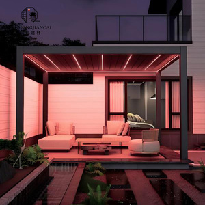 Hot Bán thiết kế hiện đại bioclimatic pergola gazebo cho vườn nhôm Patio ban công mái nhà bên ngoài Sun Shade pergolas - Product Image 5