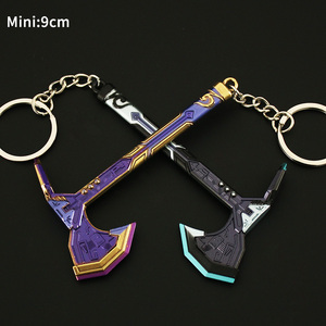 9cm Valorant Porte-clés Mini Hache Métal Jouet Pistolet Modèle Collection Garçons Ordinateur Jeux Couteau Offre Spéciale Valorant - Product Image 5