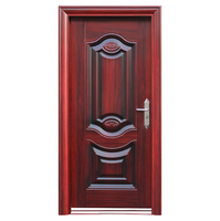 Pintu Rumah Model Baja Polimer Dongma Manufacturer, Keamanan Anti Maling Modern Tahan Air untuk Rumah