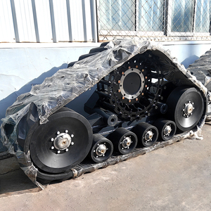 Customized Rubber Track Conversion Triangle System Triangle Rubber Track Assembly For Deere S780 9900i 8600 Use - Product Image 1