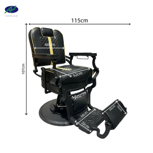 Grande pompa idraulica regolabile reclinabile sedia da barbiere sollevamento personalizzato parrucchiere sedia da barbiere <span class=keywords><strong>per</strong></span> gli uomini - Product Image 3