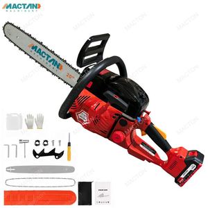 2025 NEW ARRIVAL Battery Powered Electric Start <b>Gasoline</b> Chainsaw - Product Image 1