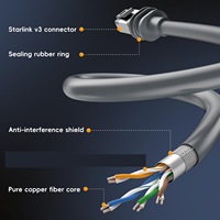 Cable de Repuesto USB Gen3 V3 en Oferta, Conectores Rj45 de PVC Impermeables para Transferencia de Datos y LAN