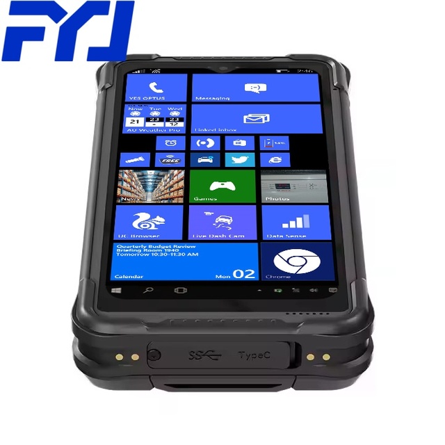 Reliable FYJ F9836 Rugged Handheld Dual Band WIFI Windows 11 Customized OEM UHF QR Barcode Scan PDA Data Collector