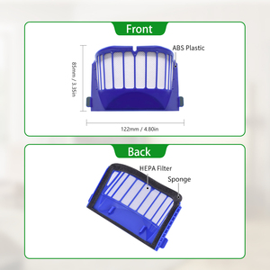 500 600 700 <span class=keywords><strong>E5</strong></span> E6 I7 J7 S9 piezas de filtro de filtración multicapa lavables Premium reemplazo para aspiradora IRobots Roombas - Product Image 5