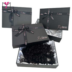 กล่องของขวัญวิกผมดีไซน์ทันสมัยพร้อมถาดกระดาษเคลือบด้าน พิมพ์ลายเฉพาะจุดด้วยเทคนิคยูวี และหูหิ้ว - Product Image 2