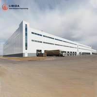 Hangar d'avion certifié CE, entrepôt préfabriqué, mur en panneaux sandwich, bâtiment de stockage métallique à grande portée