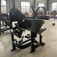 Machine à triceps à charge libre, série trois rails, réglage de la banquette, 5 niveaux de résistance, en acier inoxydable, robuste, usage commercial