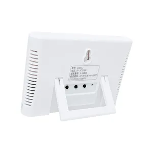 Nouveau Hygromètre Thermomètre Horloge Numérique 3-en-1 avec Affichage LCD, Date, Alarme, Rétroéclairage Bleu, Moniteur d'Humidité et de Température pour la Maison et le Bureau - Product Image 2