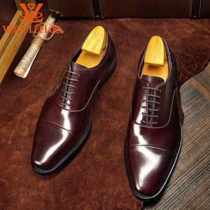 Alexbu — chaussures classiques pour hommes, chaussures Oxford, Design italien, couleur noire, pour le travail, pour <span class=keywords><strong>mariage</strong></span> - Product Image 4
