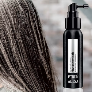 Спрей для окрашивания волос Private Label: от седины к черному цвету, восстанавливающий, на основе травяной смеси Polygonum Multiflorum - Product Image 5